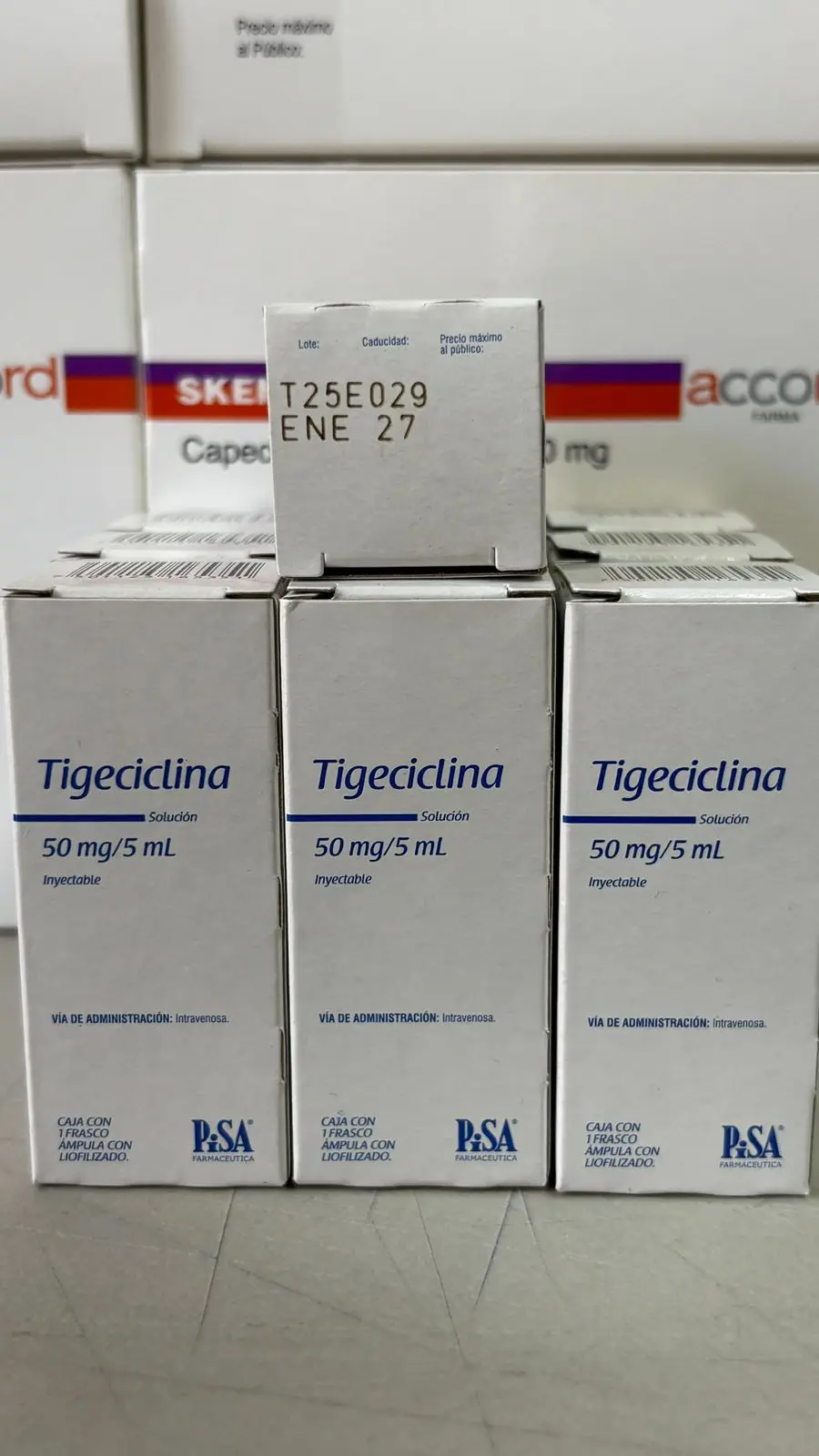 TIGECICLINA 50 mg