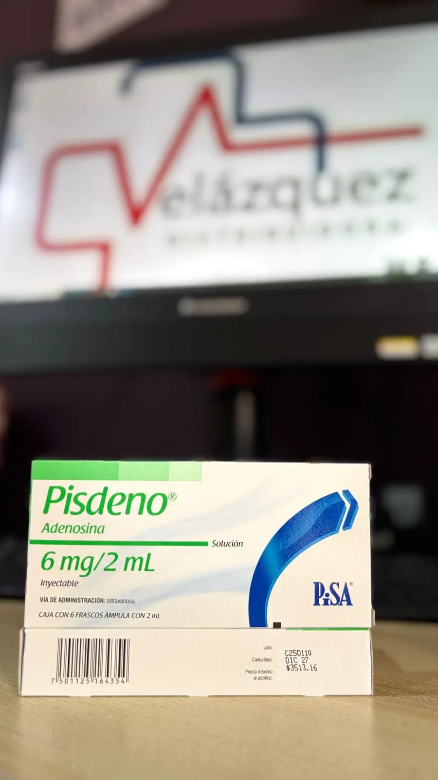 Adenosina (Pisdéno®)